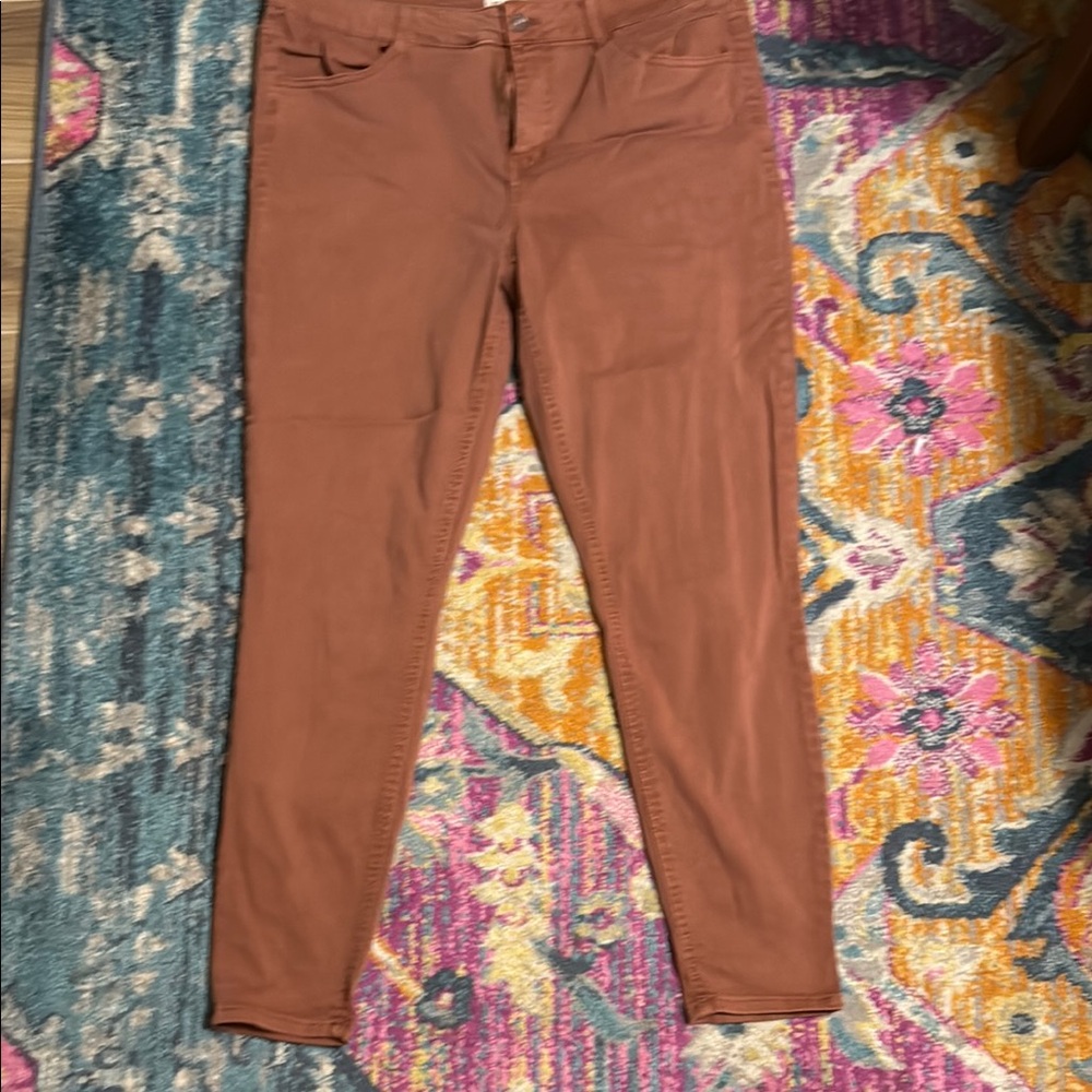 Maurice’s Rust Jeggings M Brand sz xl reg